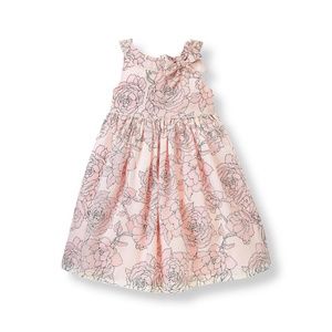 NWT Janie and Jack rose print dress 12-18 months